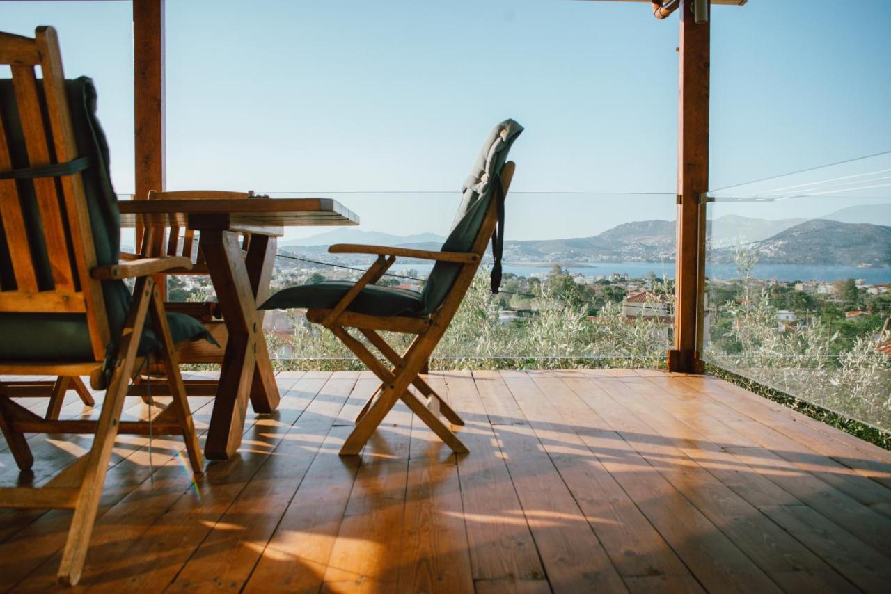 Small House Great View In Porto-Rafti Gulf Pórto Ráfti Exterior foto